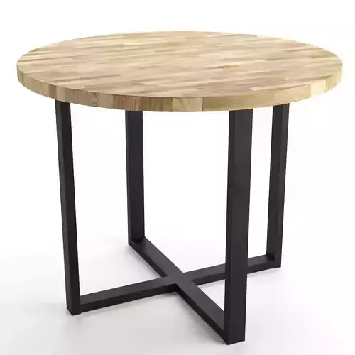 Round oak table 