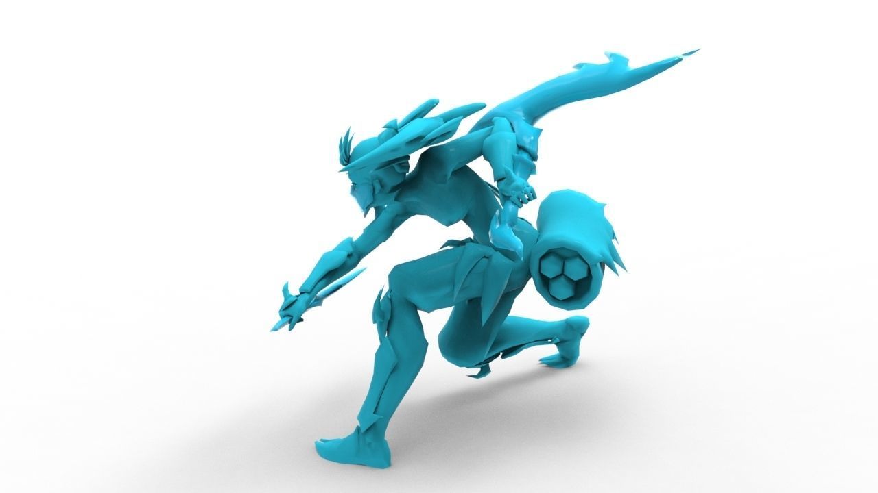 Akali Stinger - League of Legends 3D print model_10