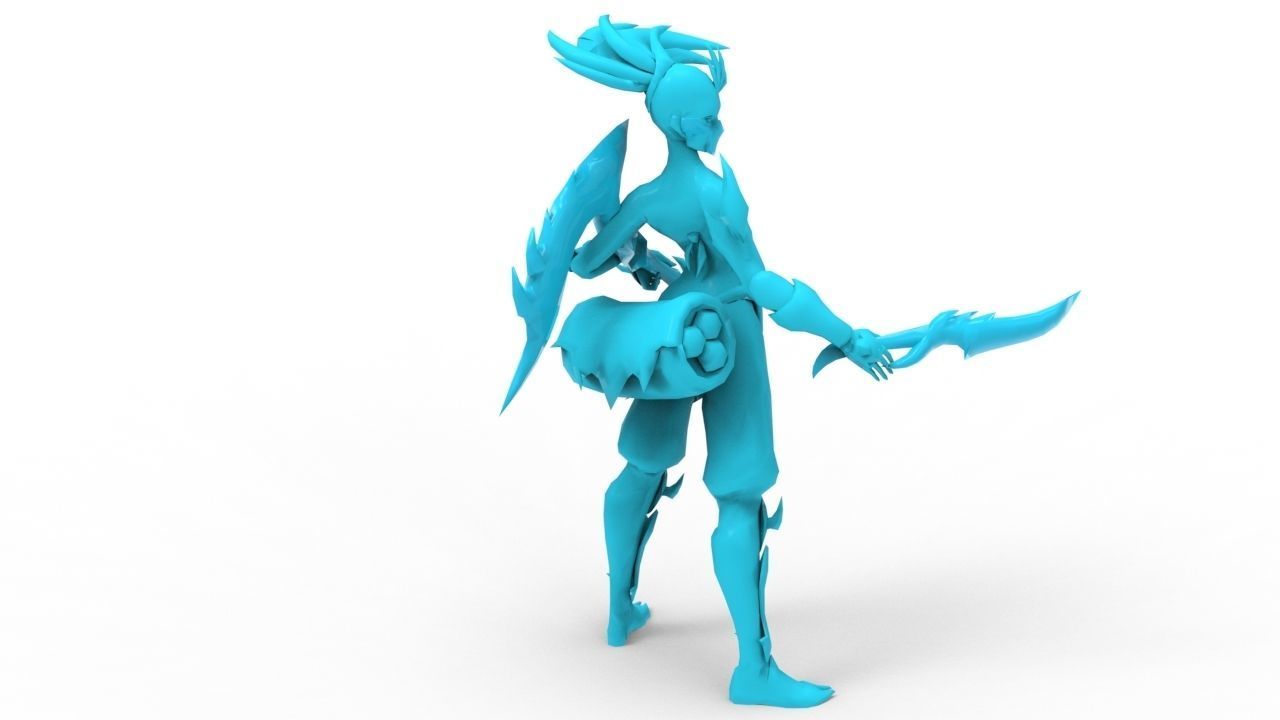 Akali Stinger - League of Legends 3D print model_16