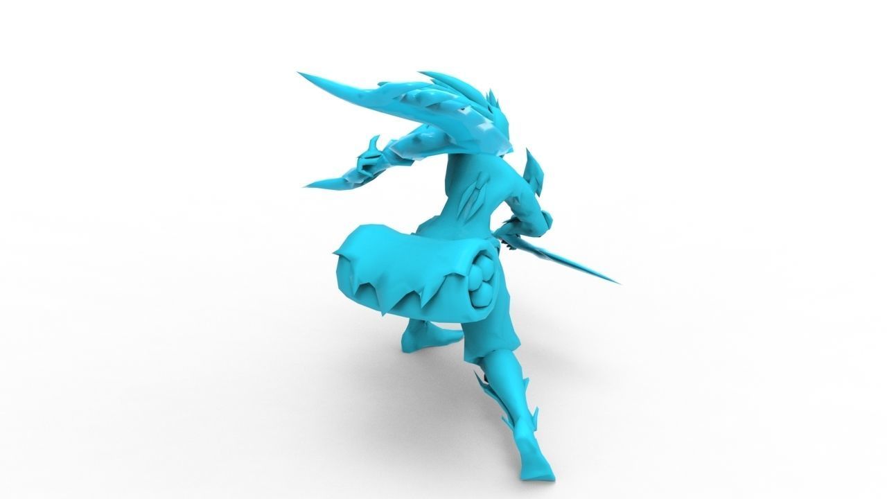 Akali Stinger - League of Legends 3D print model_11