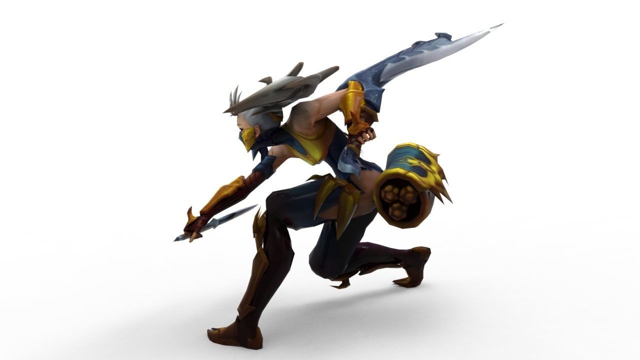 Akali Stinger - League of Legends 3D print model_2