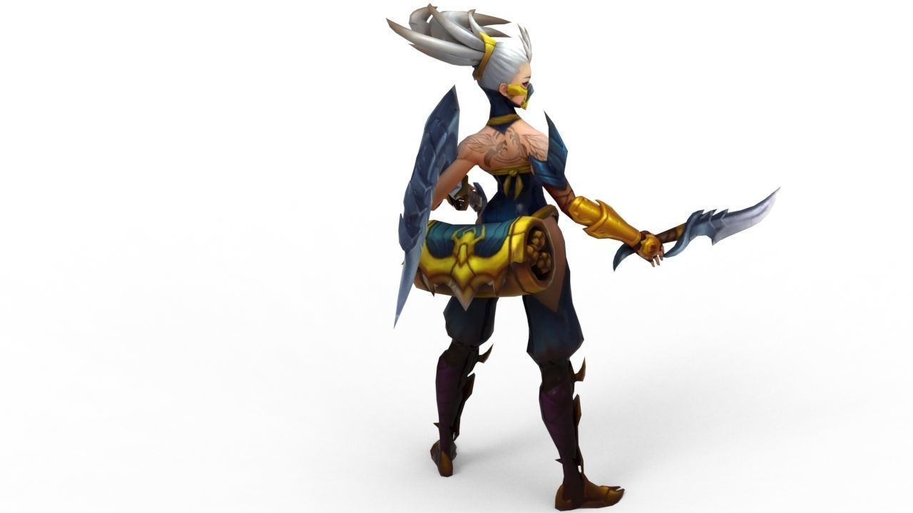Akali Stinger - League of Legends 3D print model_8