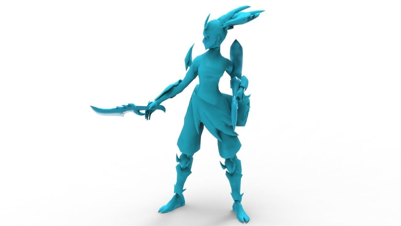 Akali Stinger - League of Legends 3D print model_14