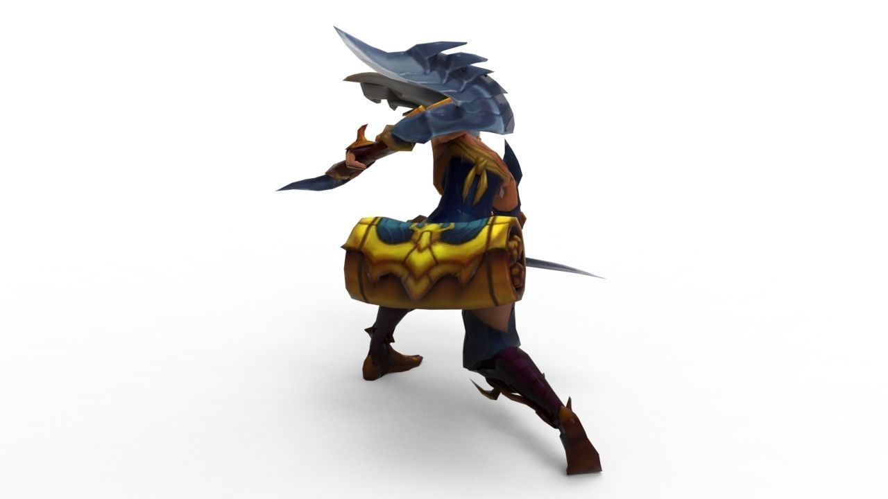 Akali Stinger - League of Legends 3D print model_3