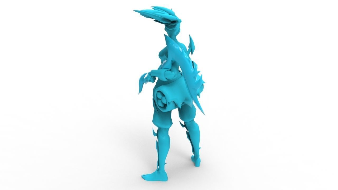 Akali Stinger - League of Legends 3D print model_15