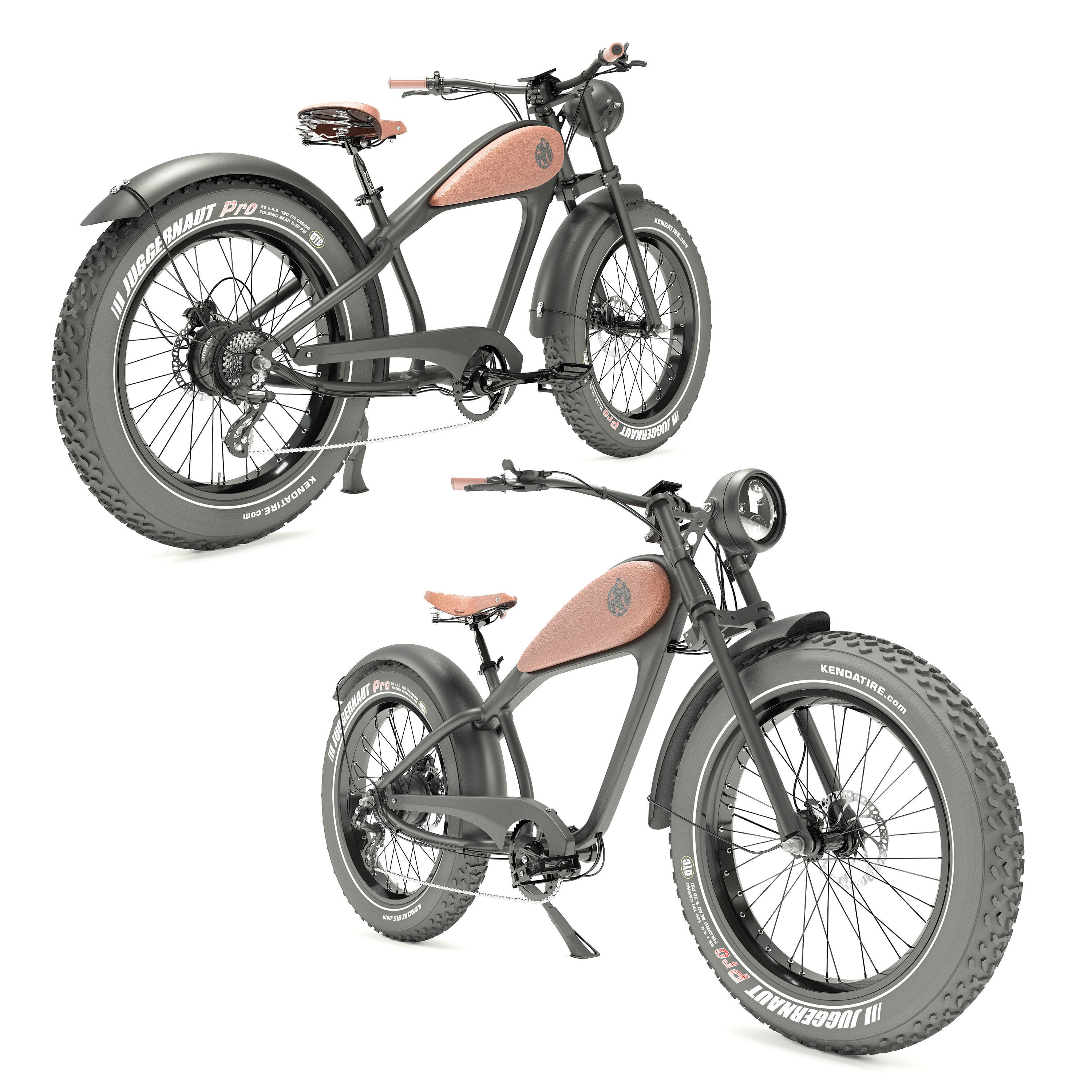 bike electric  3D model_3