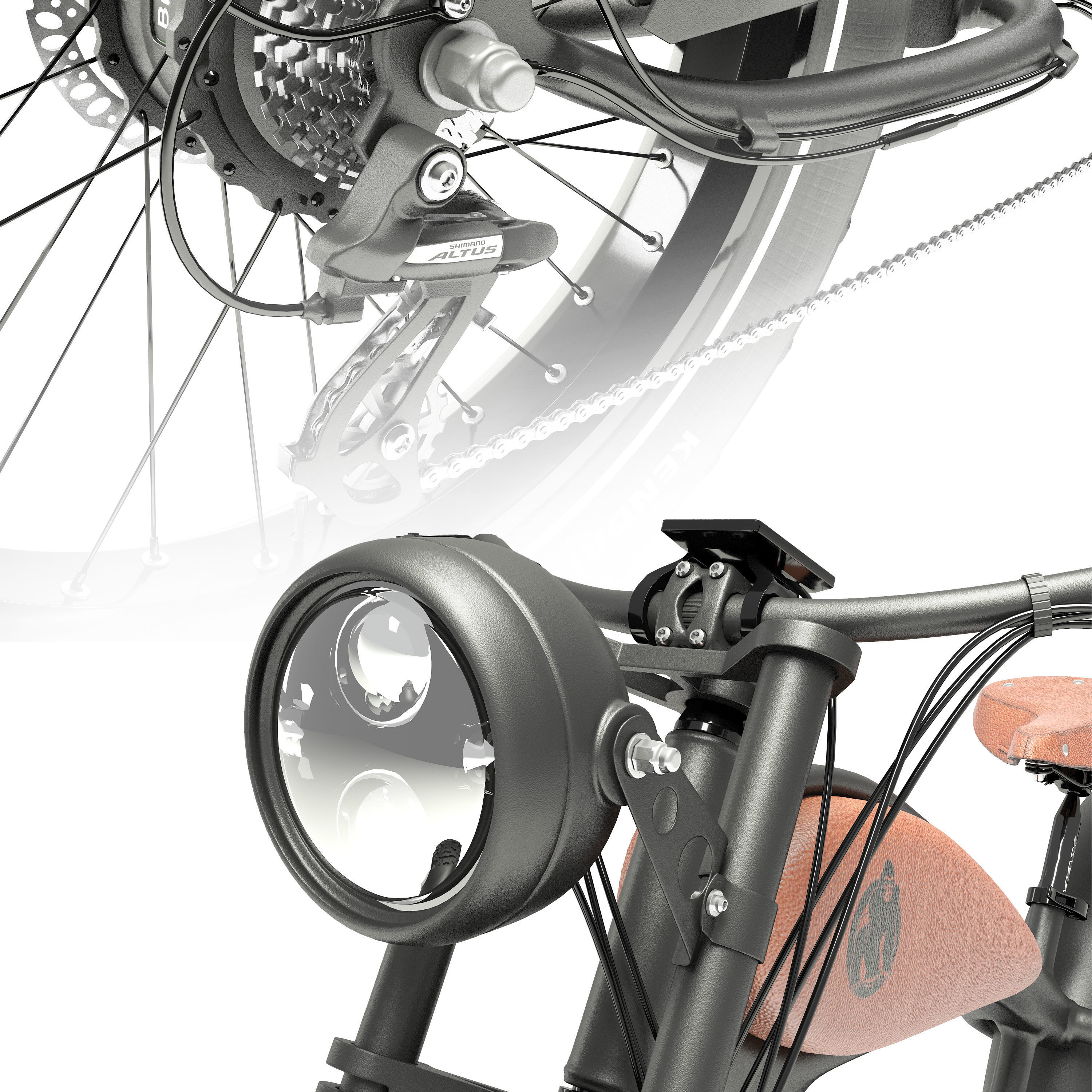 bike electric  3D model_2