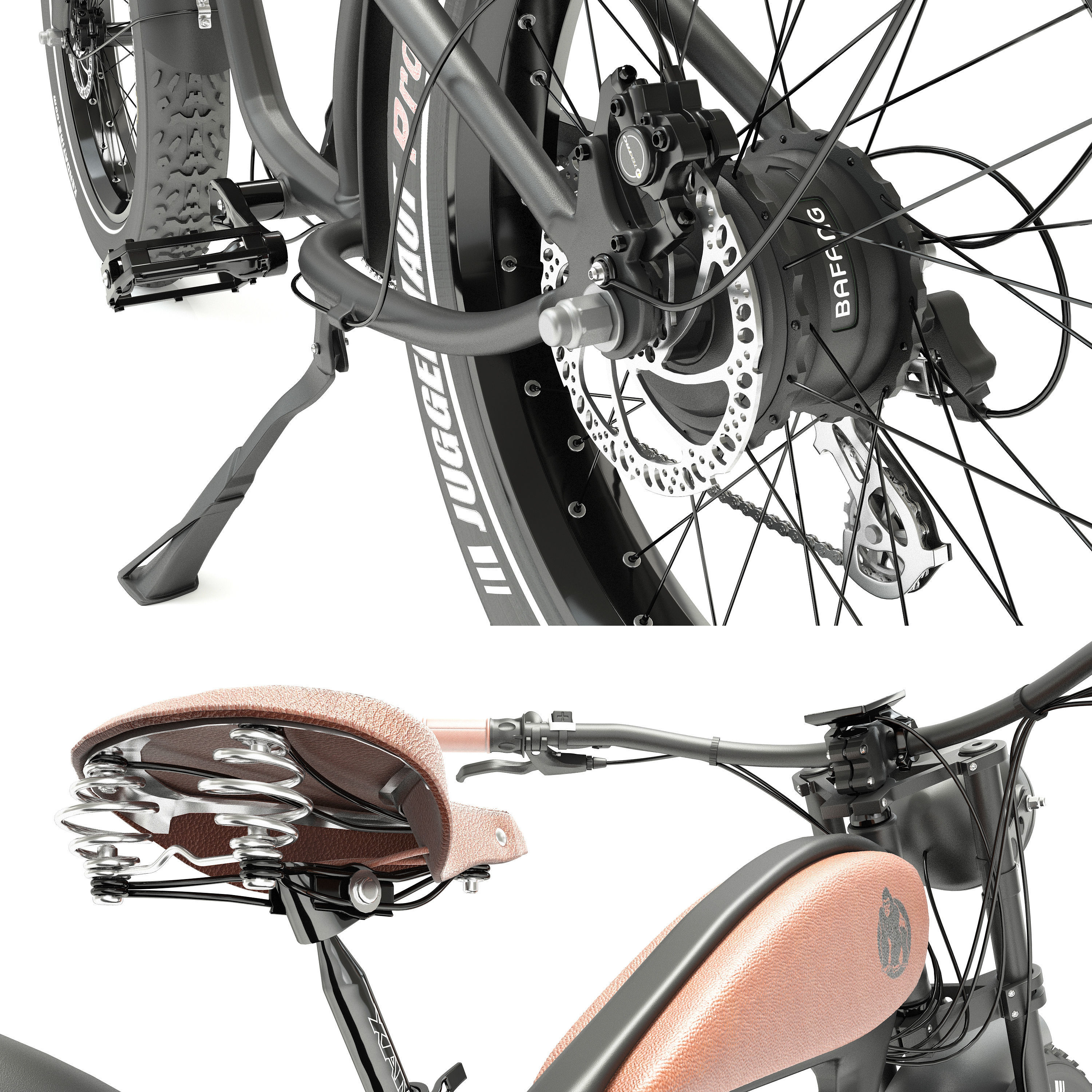 bike electric  3D model_5