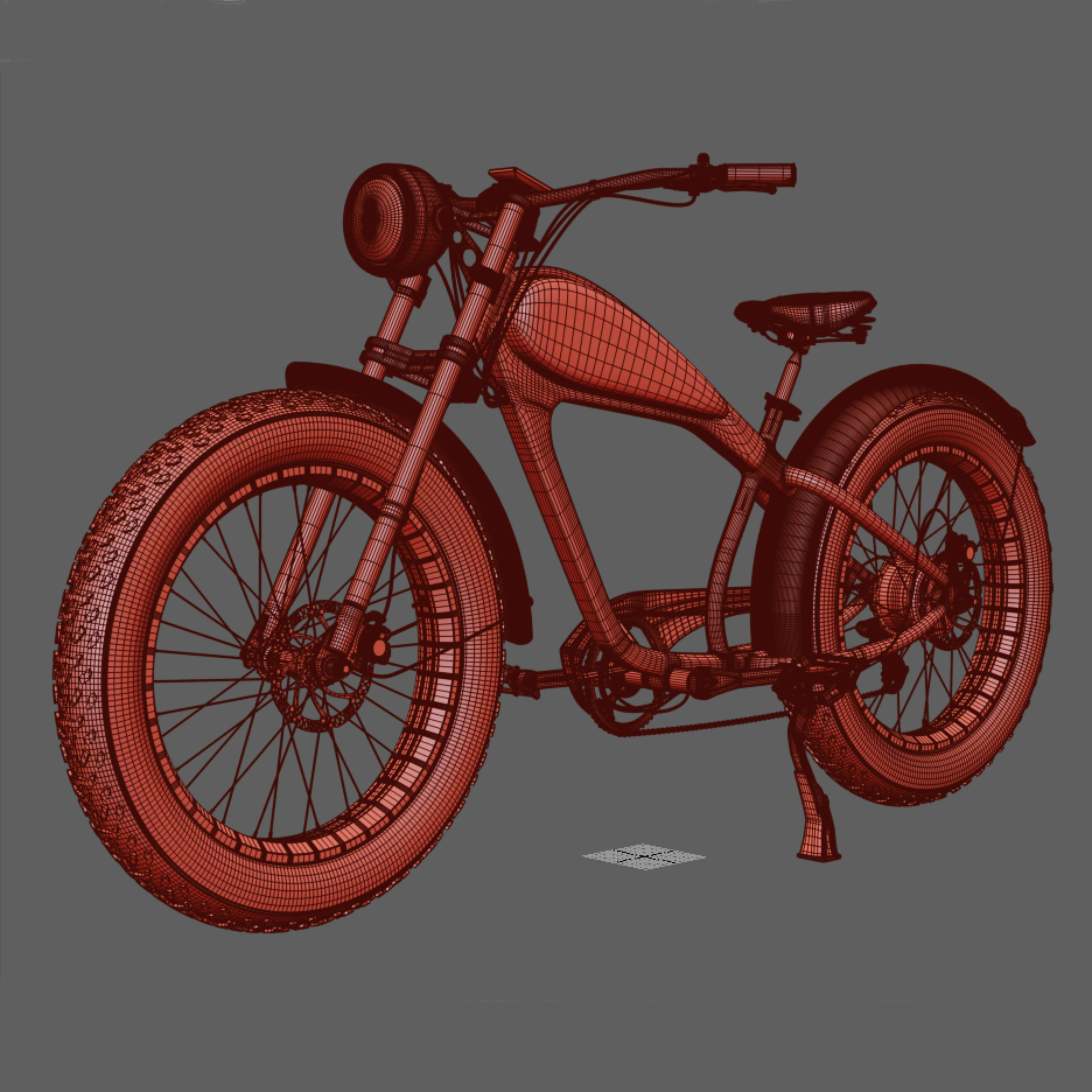 bike electric  3D model_7