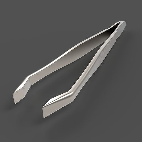 Tweezers pair of 3D model