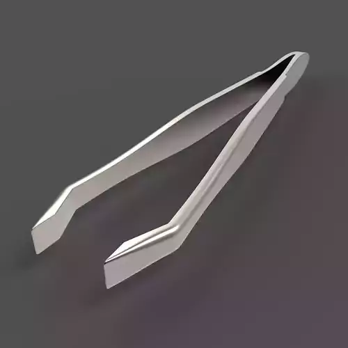 Tweezers pair of 3D model