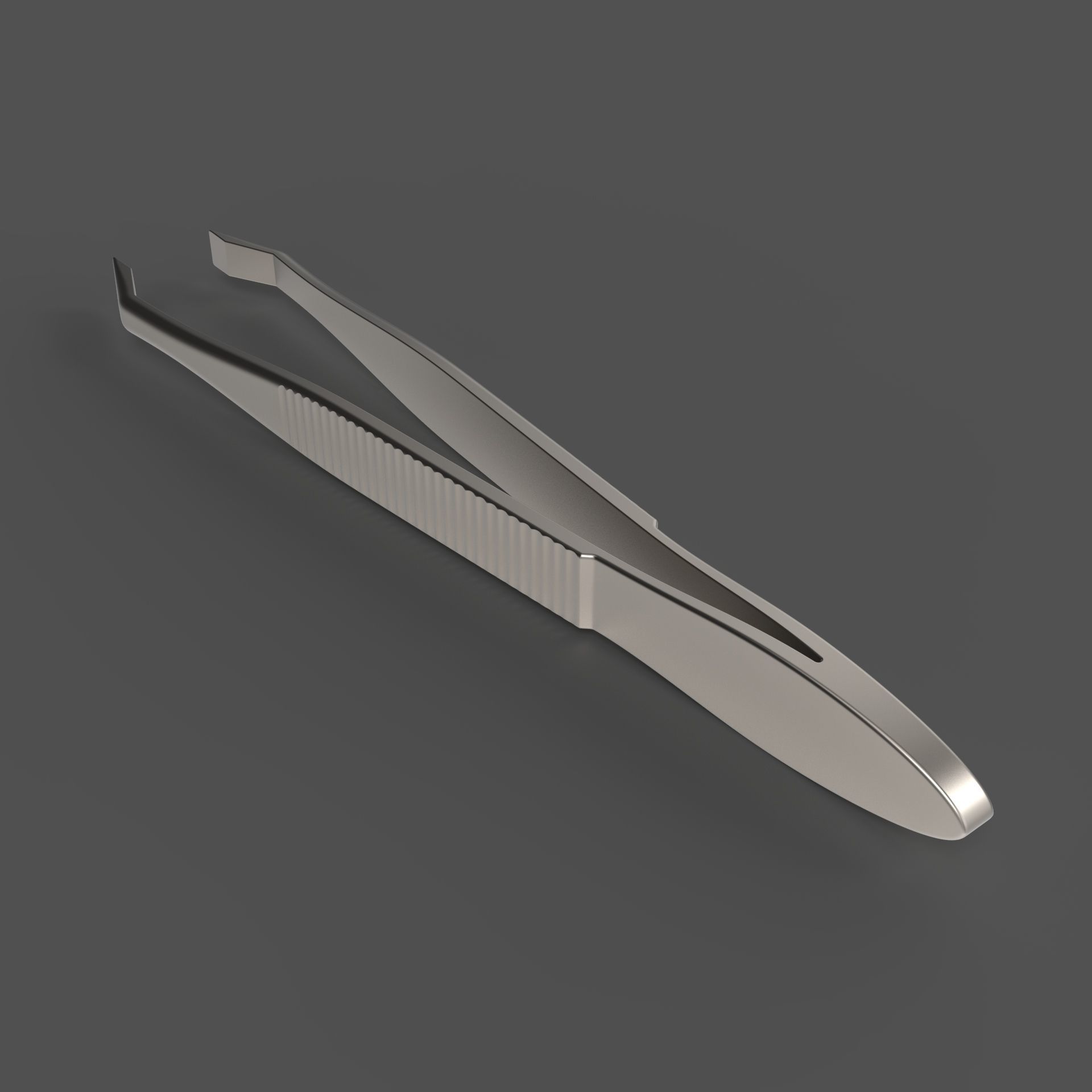 Tweezers pair of 3D model_4