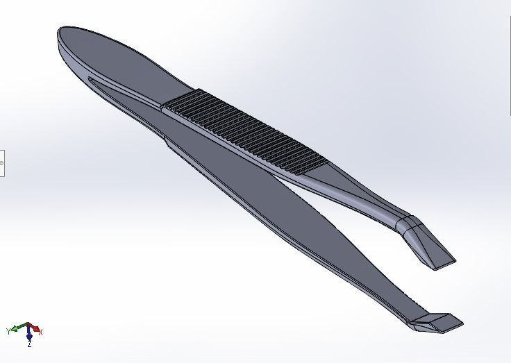 Tweezers pair of 3D model_12