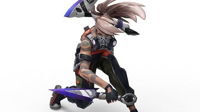 Akali True Damage - League of Legends 3D print model