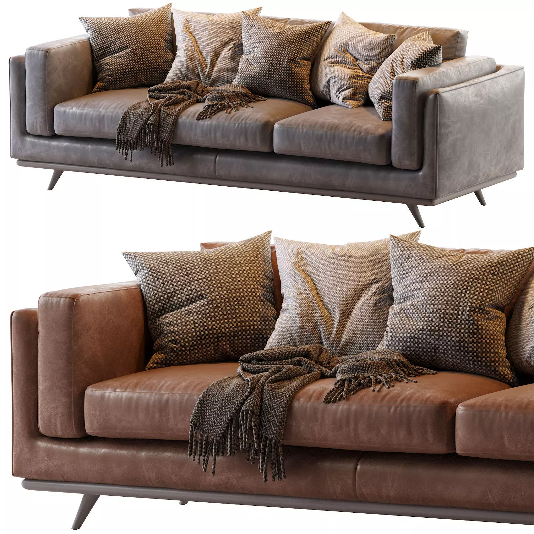 Zander Sofa 3D model_0