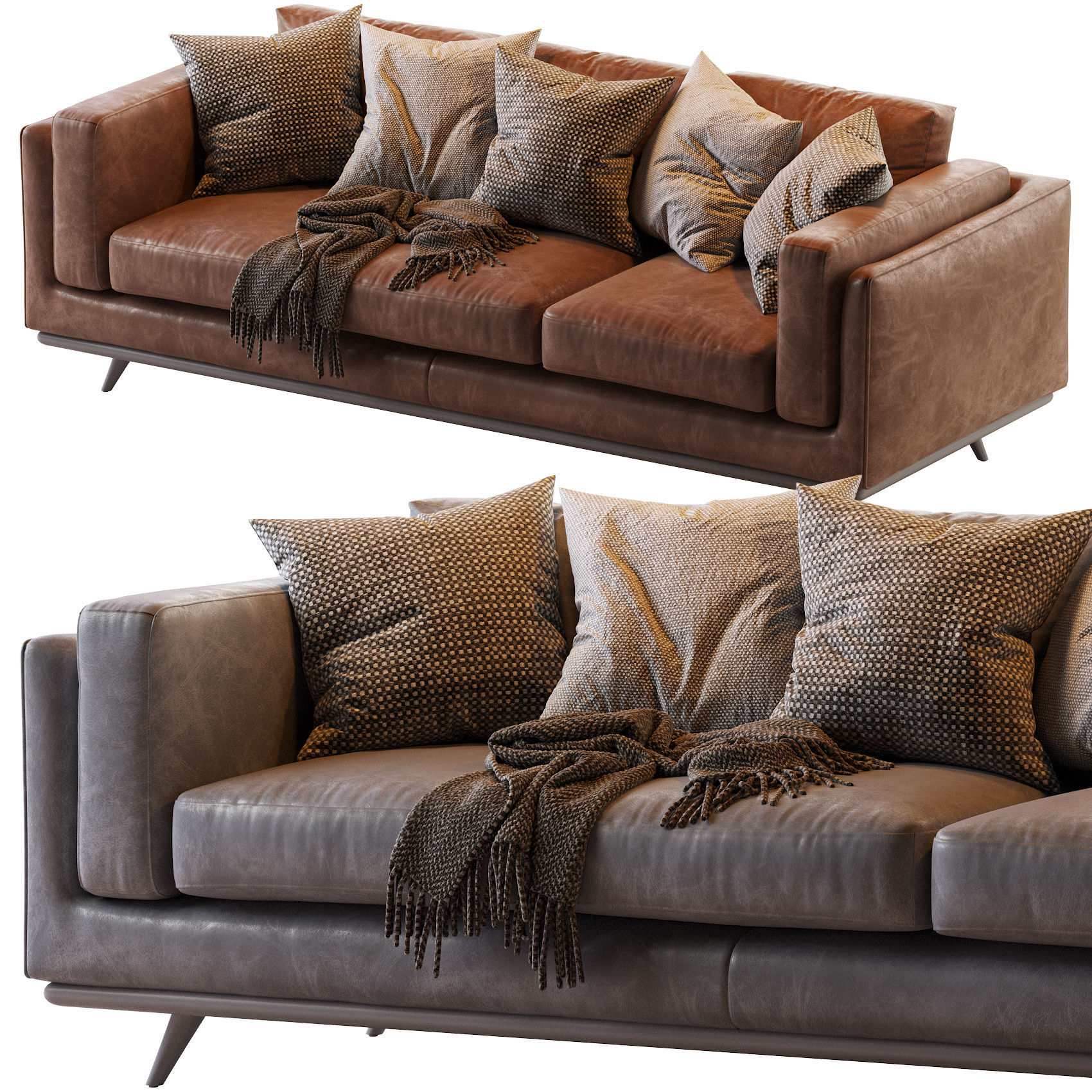 Zander Sofa 3D model_4