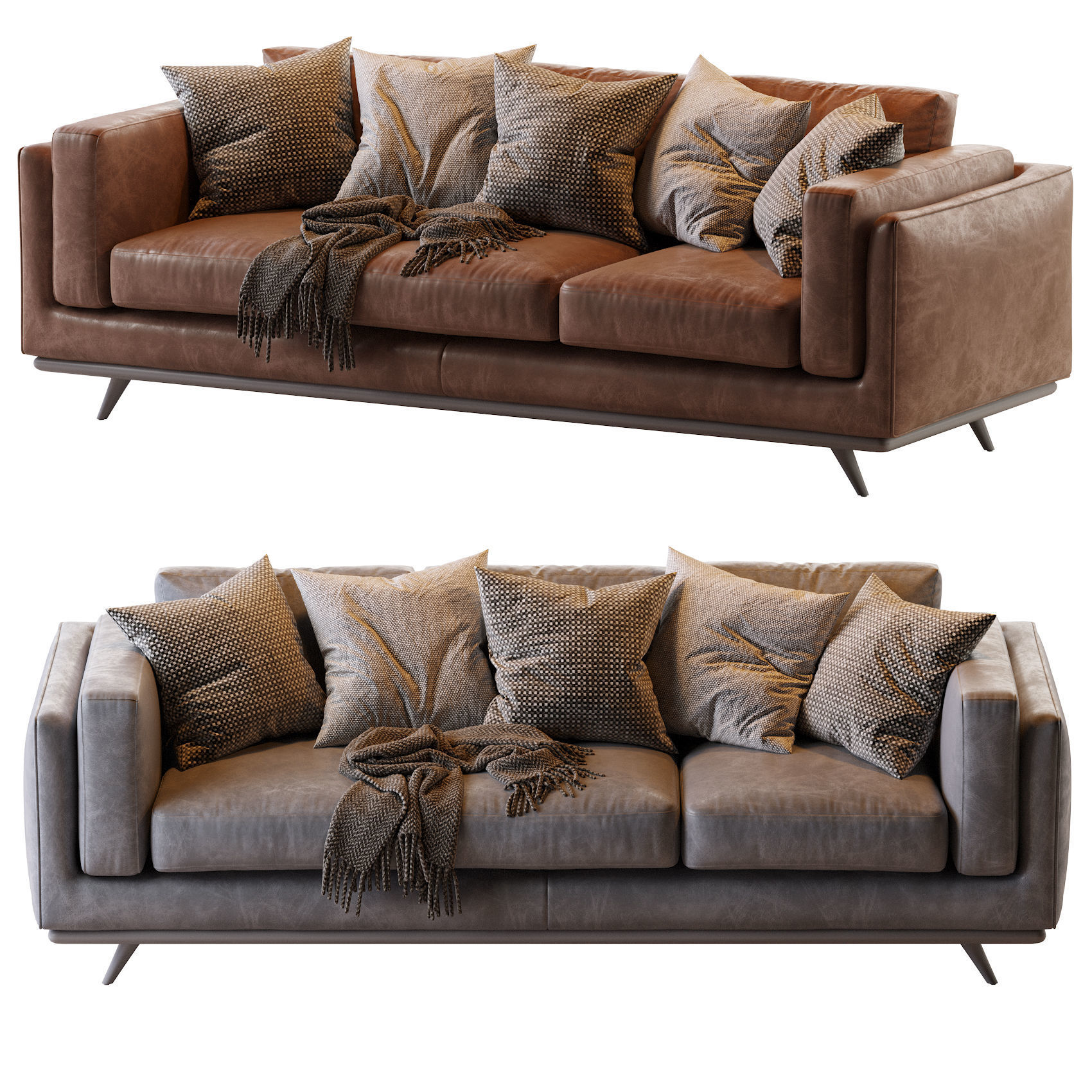 Zander Sofa 3D model_1