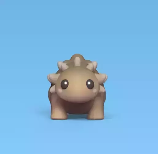 Cute  Ankylosaurus 3D print model