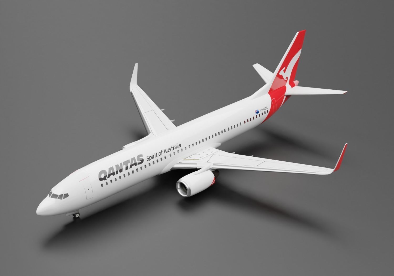 Boeing 737-800 10 Liveries Pack 3D Model Collection_9