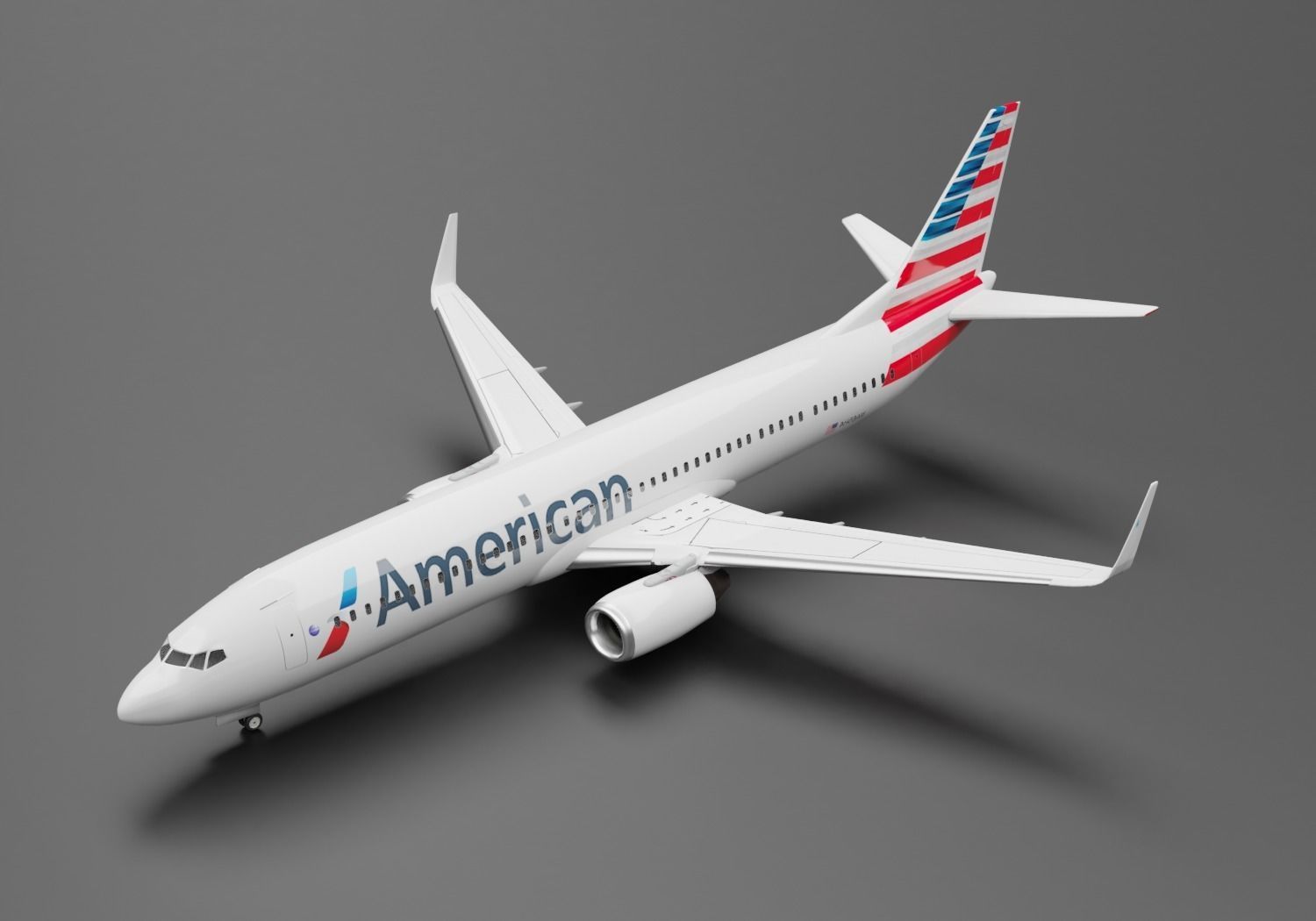 Boeing 737-800 10 Liveries Pack 3D Model Collection_8