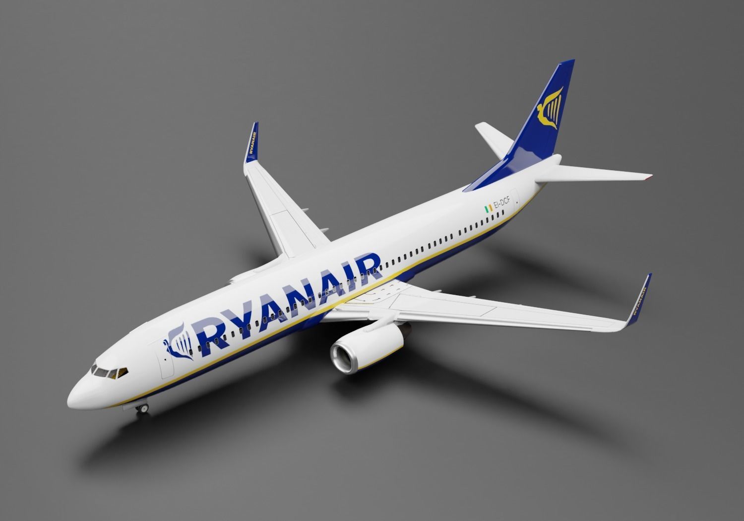 Boeing 737-800 10 Liveries Pack 3D Model Collection_10