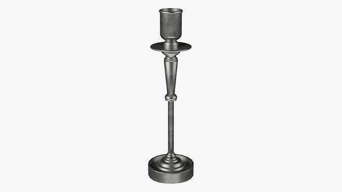 Candle Holder Low-poly 3D model