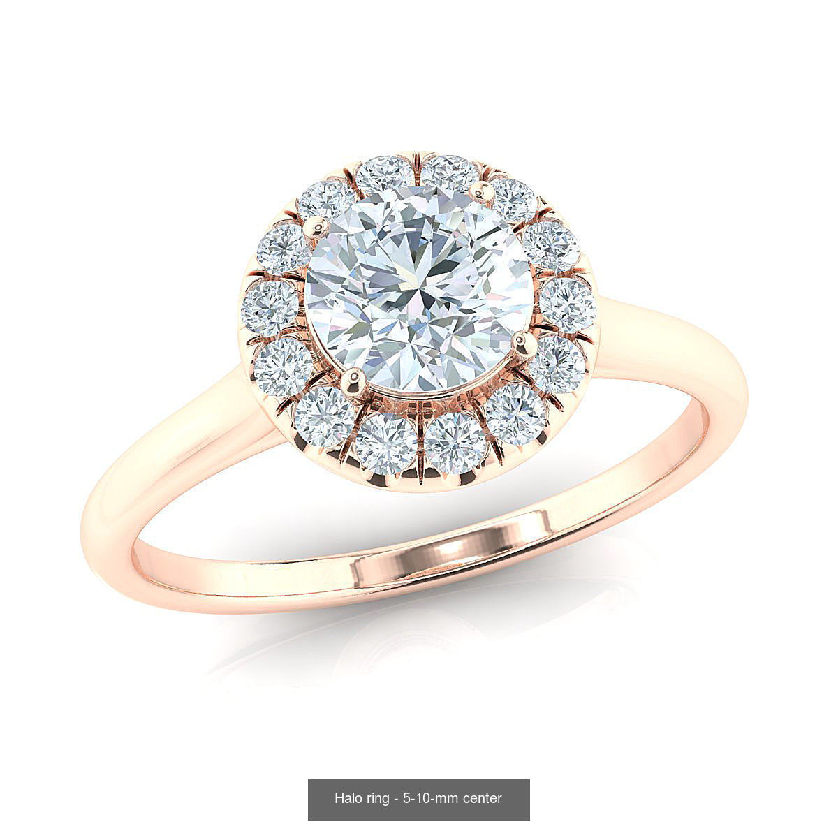 Fancy Halo engagement ring 6-file Collection _6