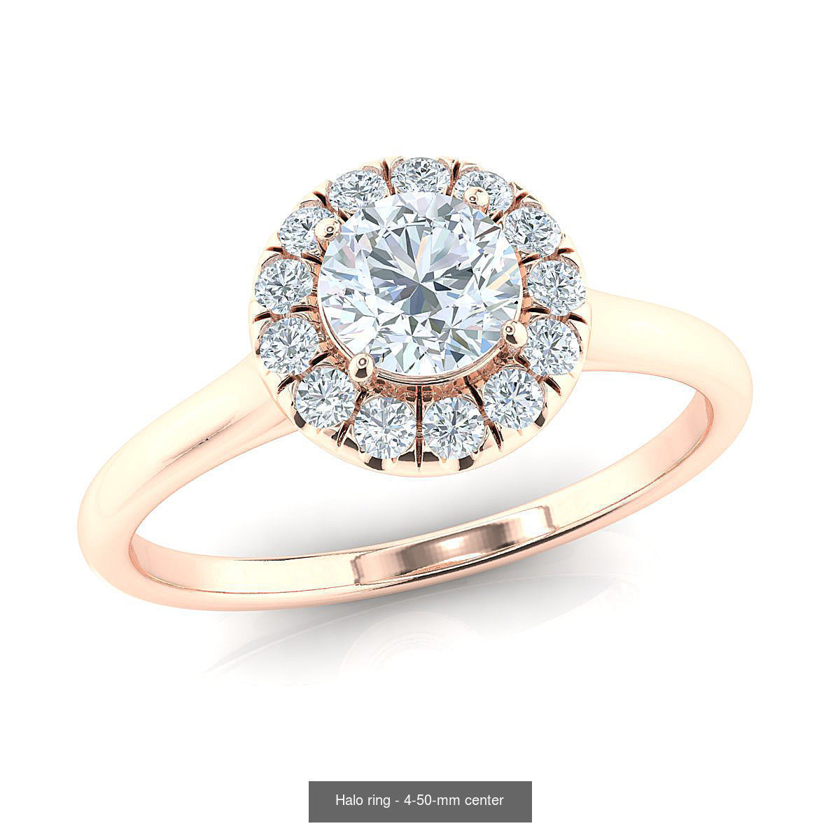 Fancy Halo engagement ring 6-file Collection _4