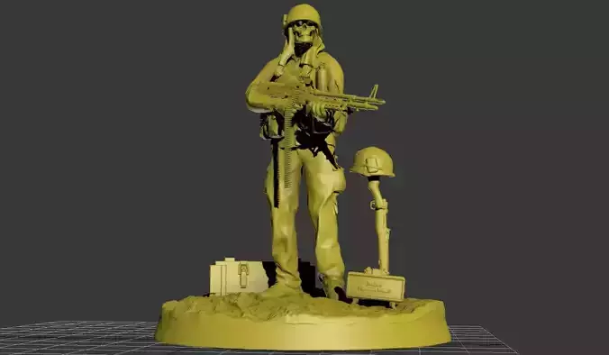 Undead Vietnam US soldier