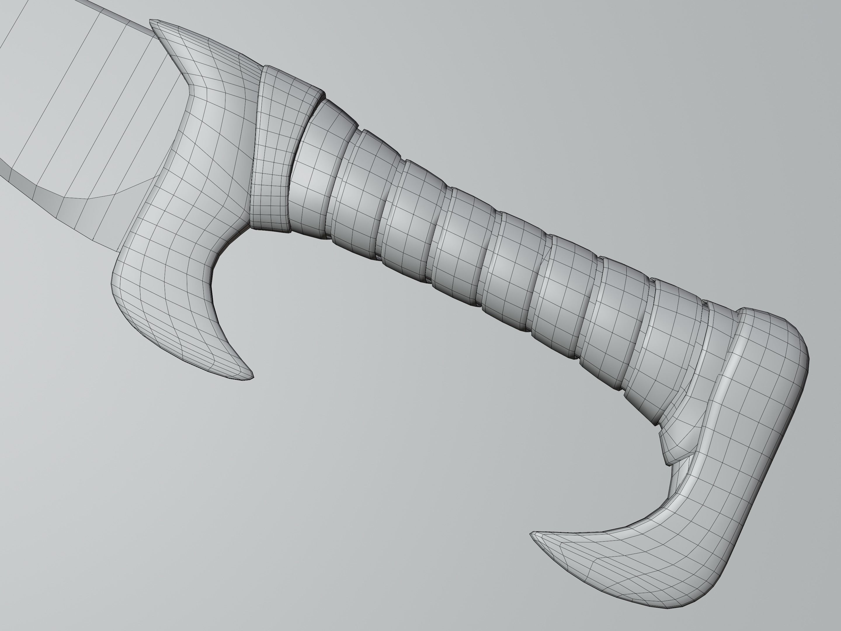 Eagle Sword Low-poly 3D model_13