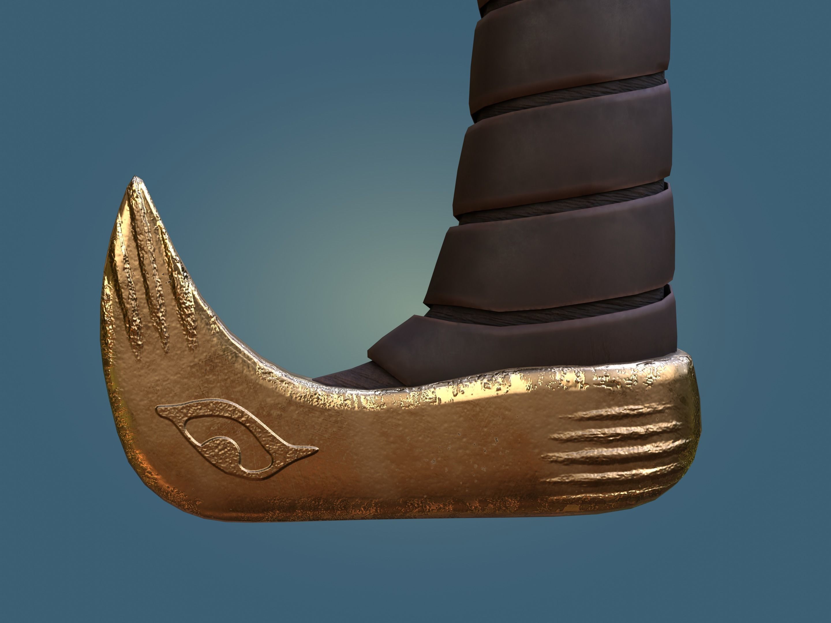 Eagle Sword Low-poly 3D model_3
