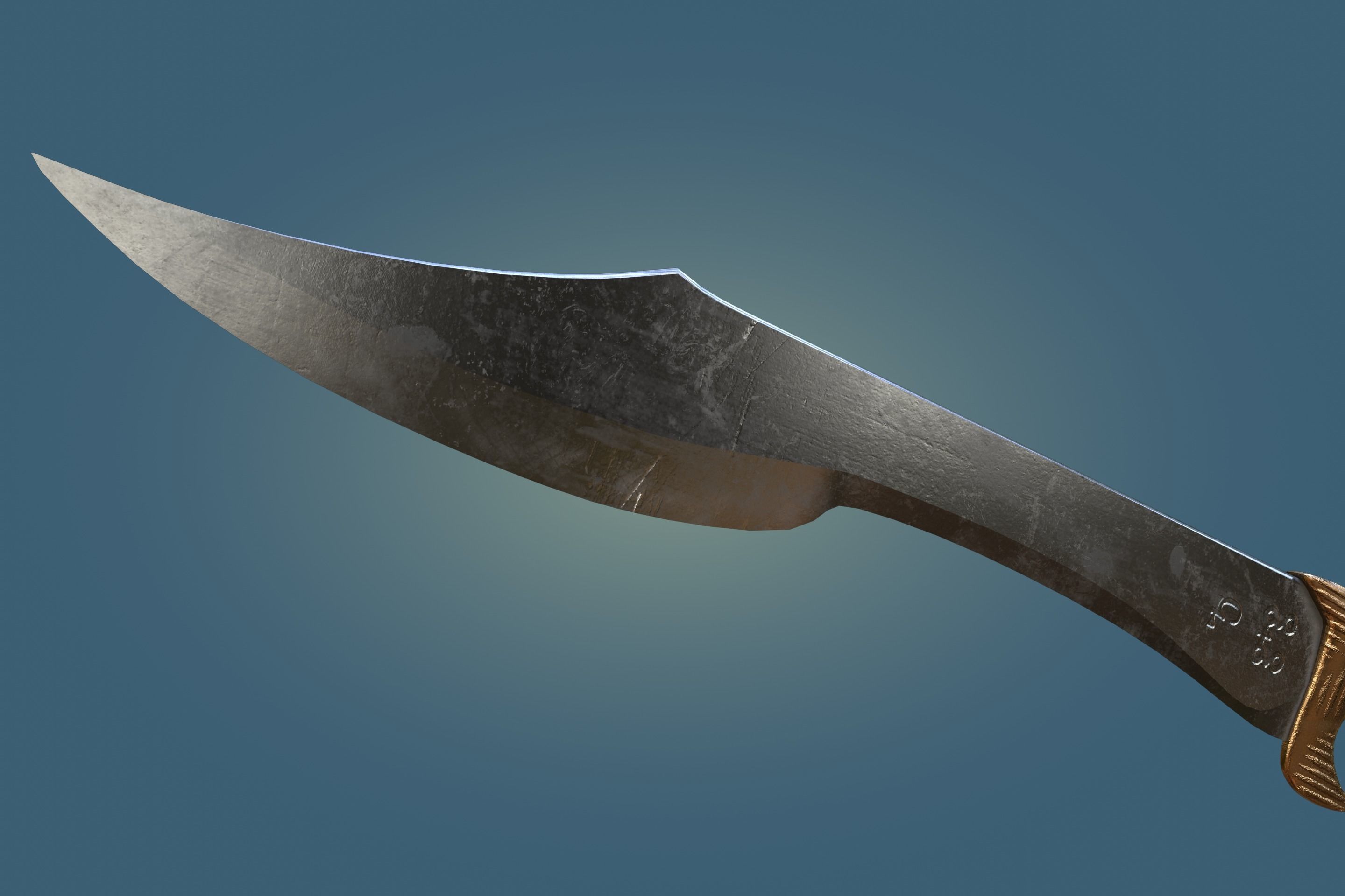 Eagle Sword Low-poly 3D model_6