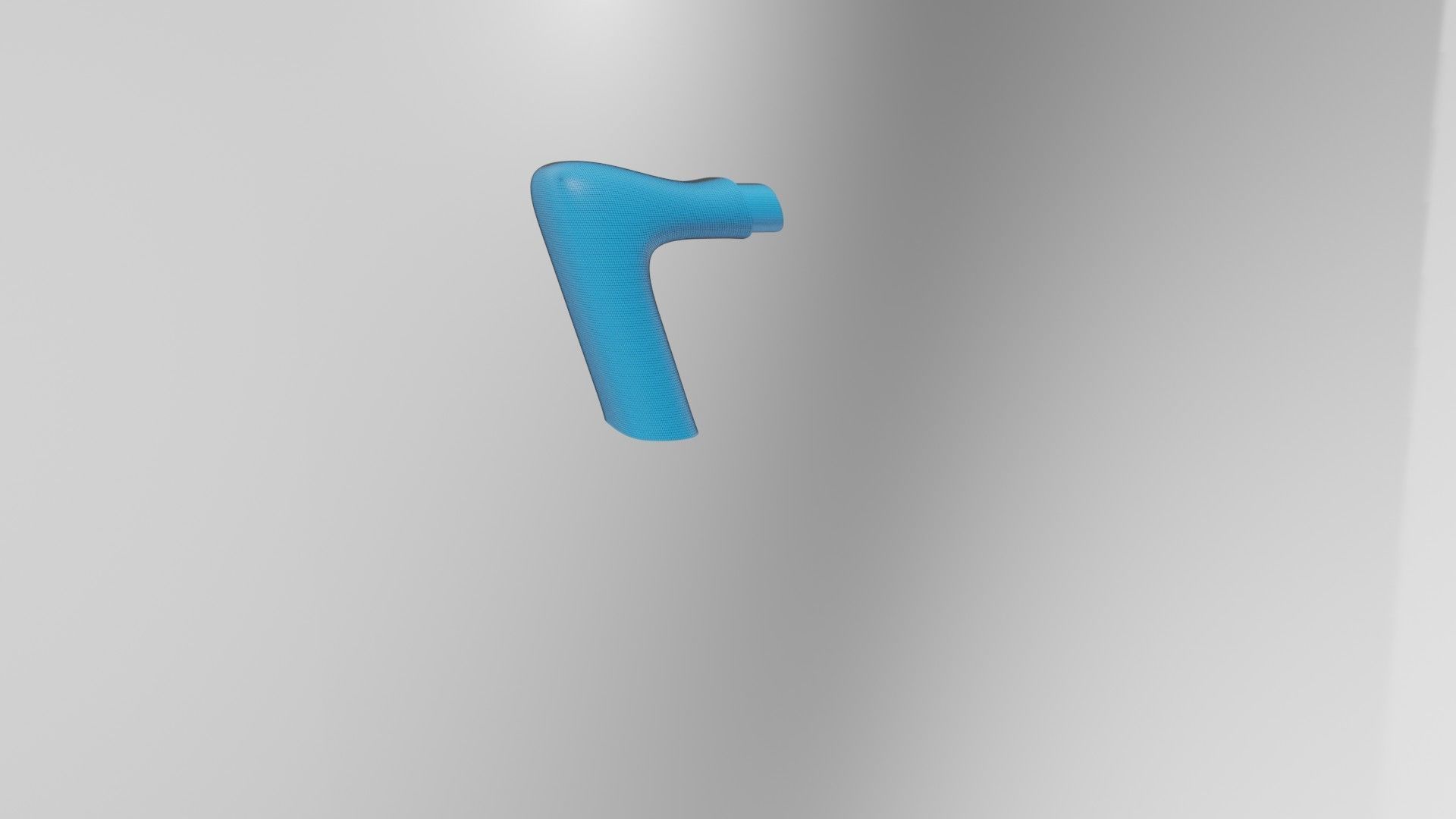 Headphone Holder Music Shape 3D model_10