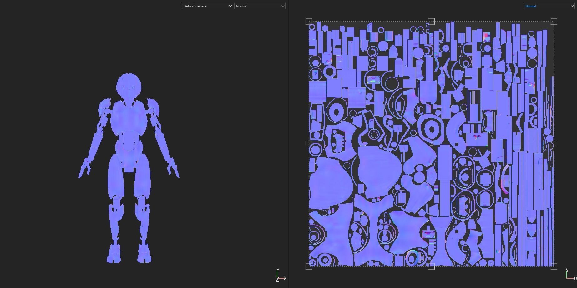 Cartoon Character Robot Low-poly 3D model_23