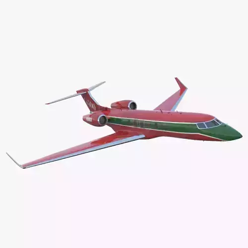 Business Jet Gulfstream G500 2 3D model
