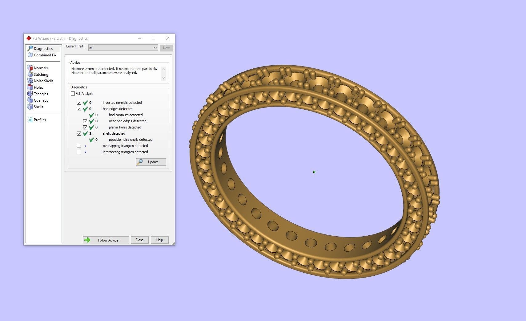 Gold N863 3D print model_3