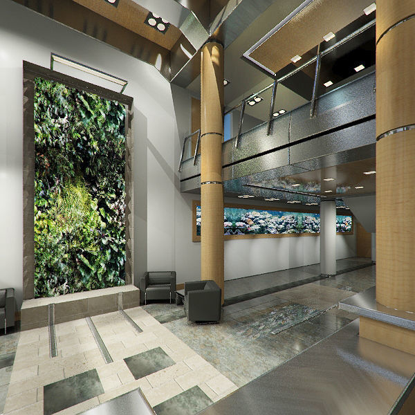 Building Lobby 3D model_3
