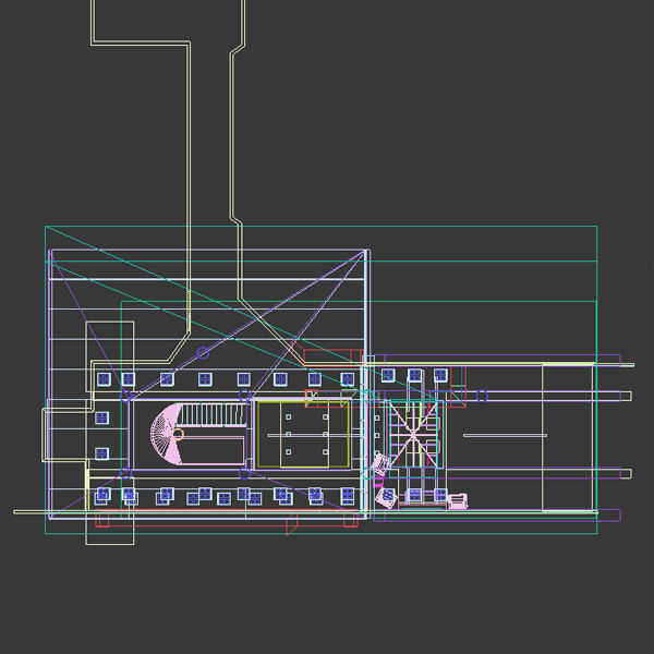 Building Lobby 3D model_6