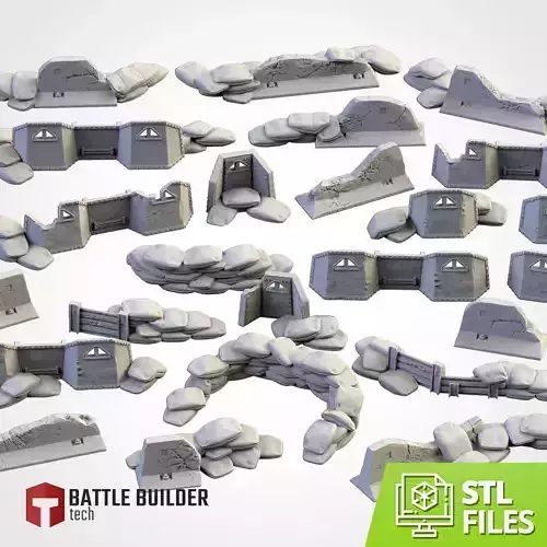 STREET BARRICADES 3D print model