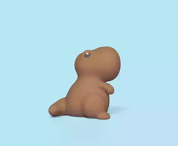 Cute Tyrannosaurus Rex 3D print model