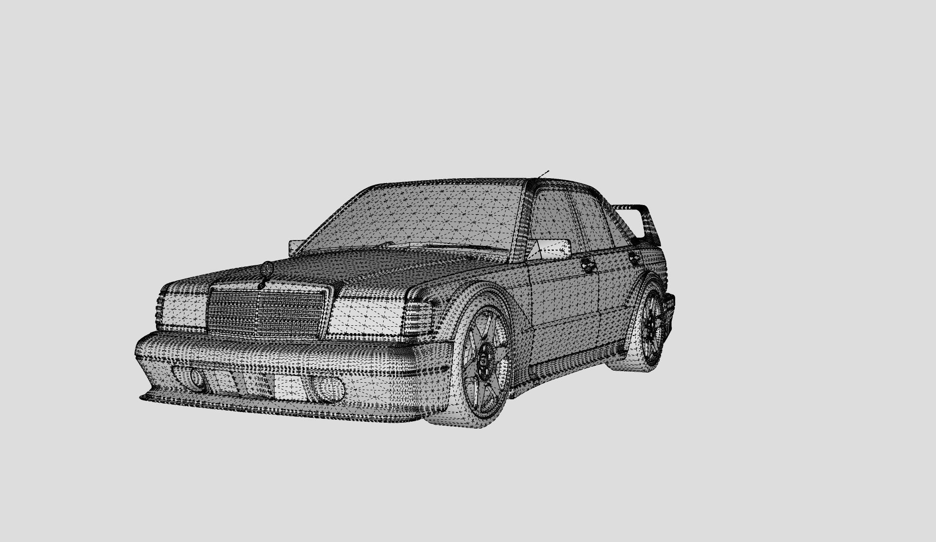 mercedes 190 evo 2 3D model_10