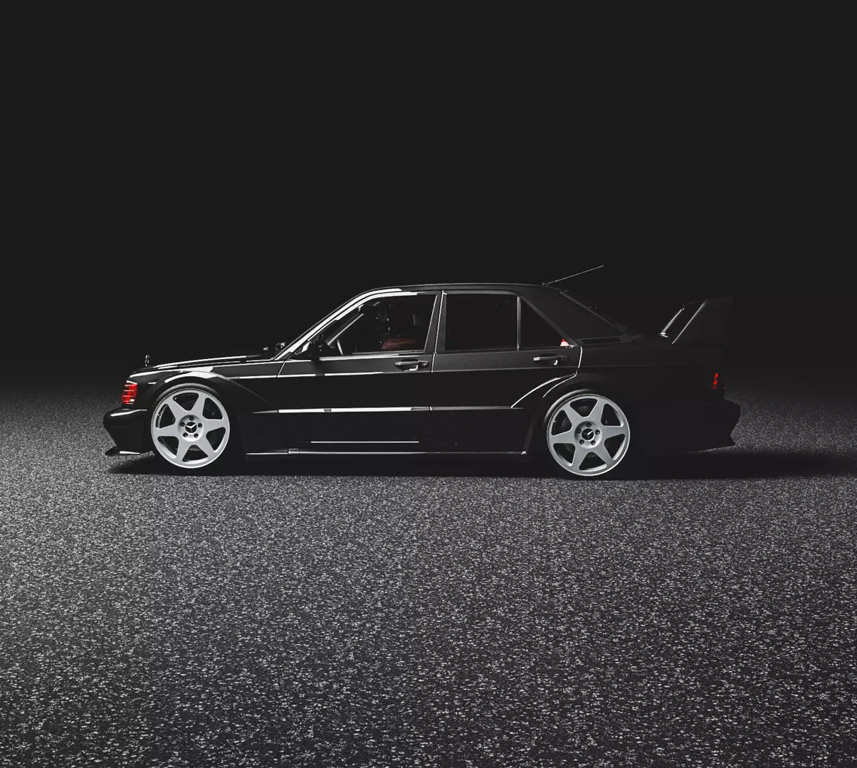 mercedes 190 evo 2 3D model_0