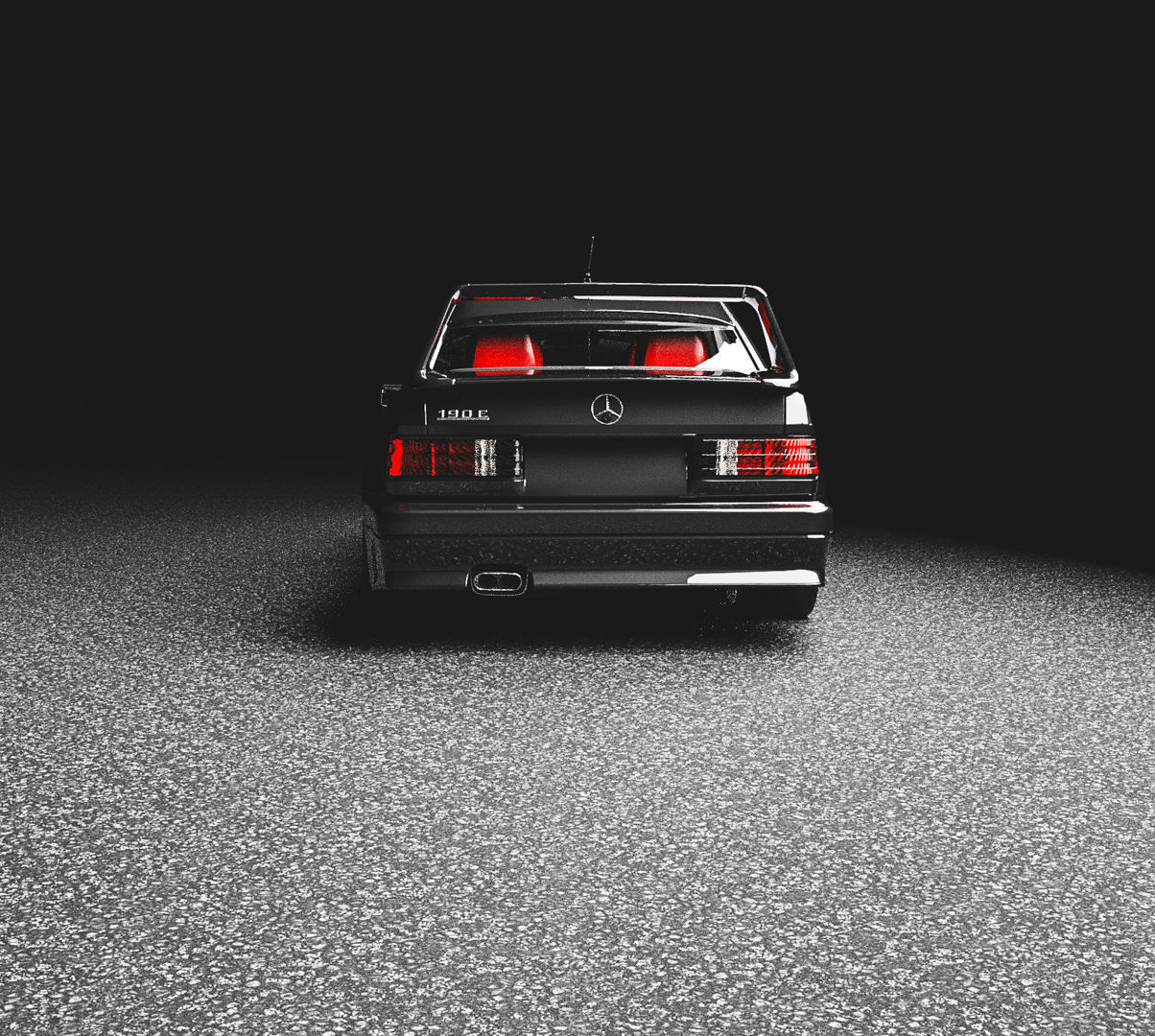 mercedes 190 evo 2 3D model_3