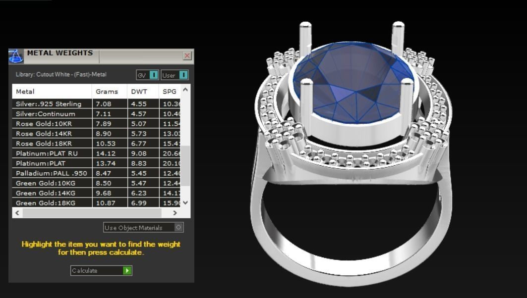 engagement ring 3D print model_11