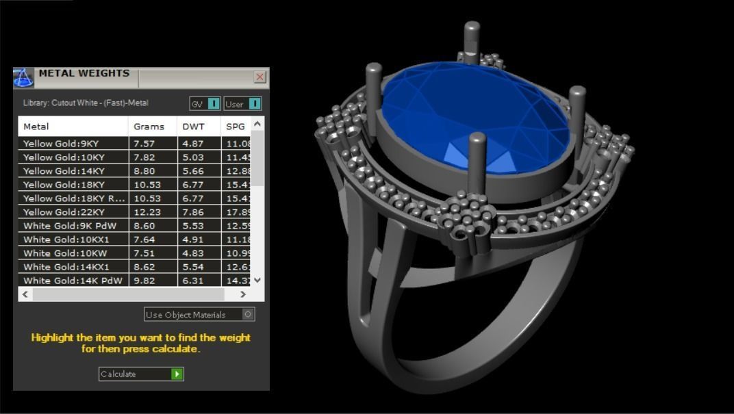 engagement ring 3D print model_10