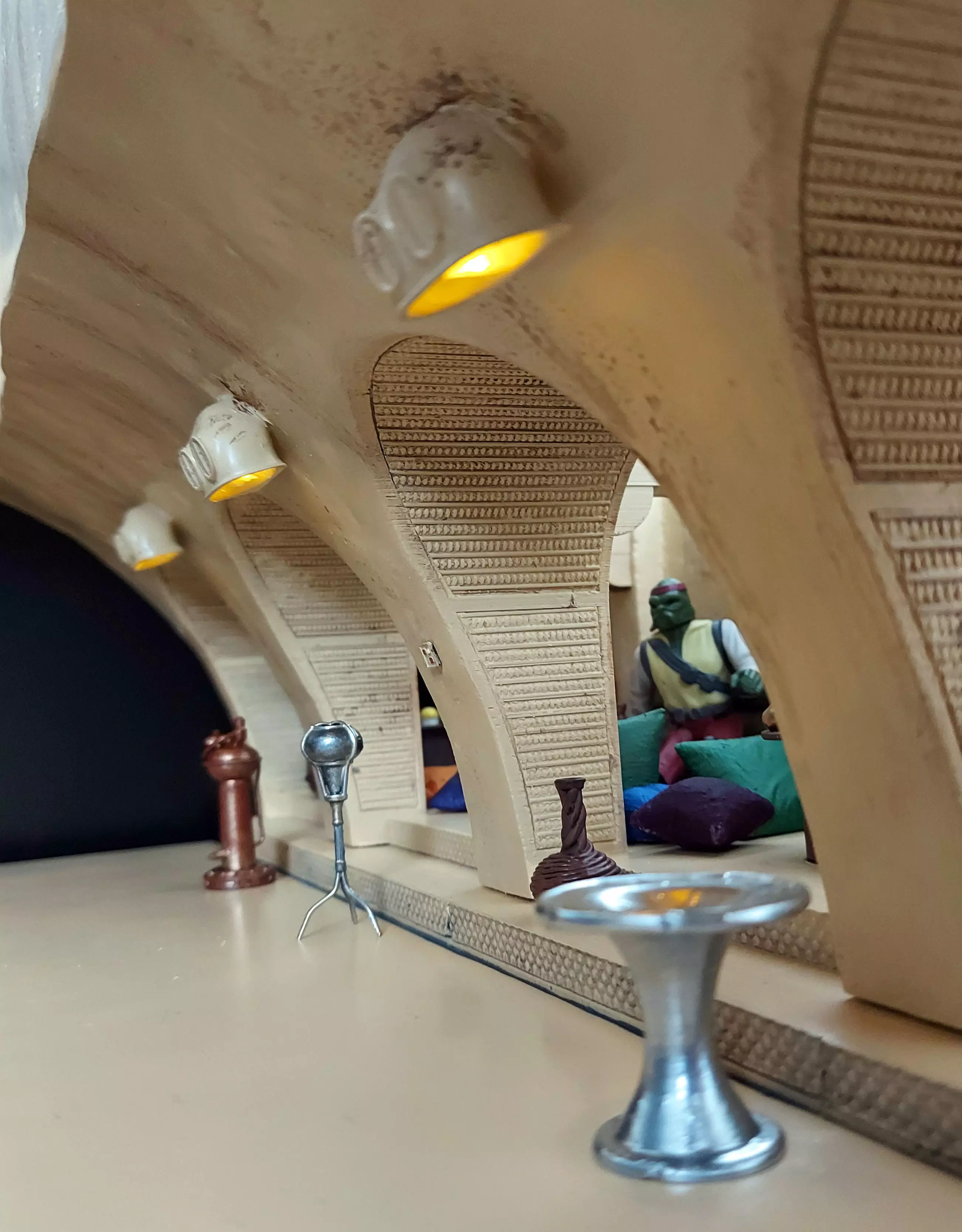 Jabbas Throne Room - Hangout area - Complete set 1-6 scale 3D Model Collection_19