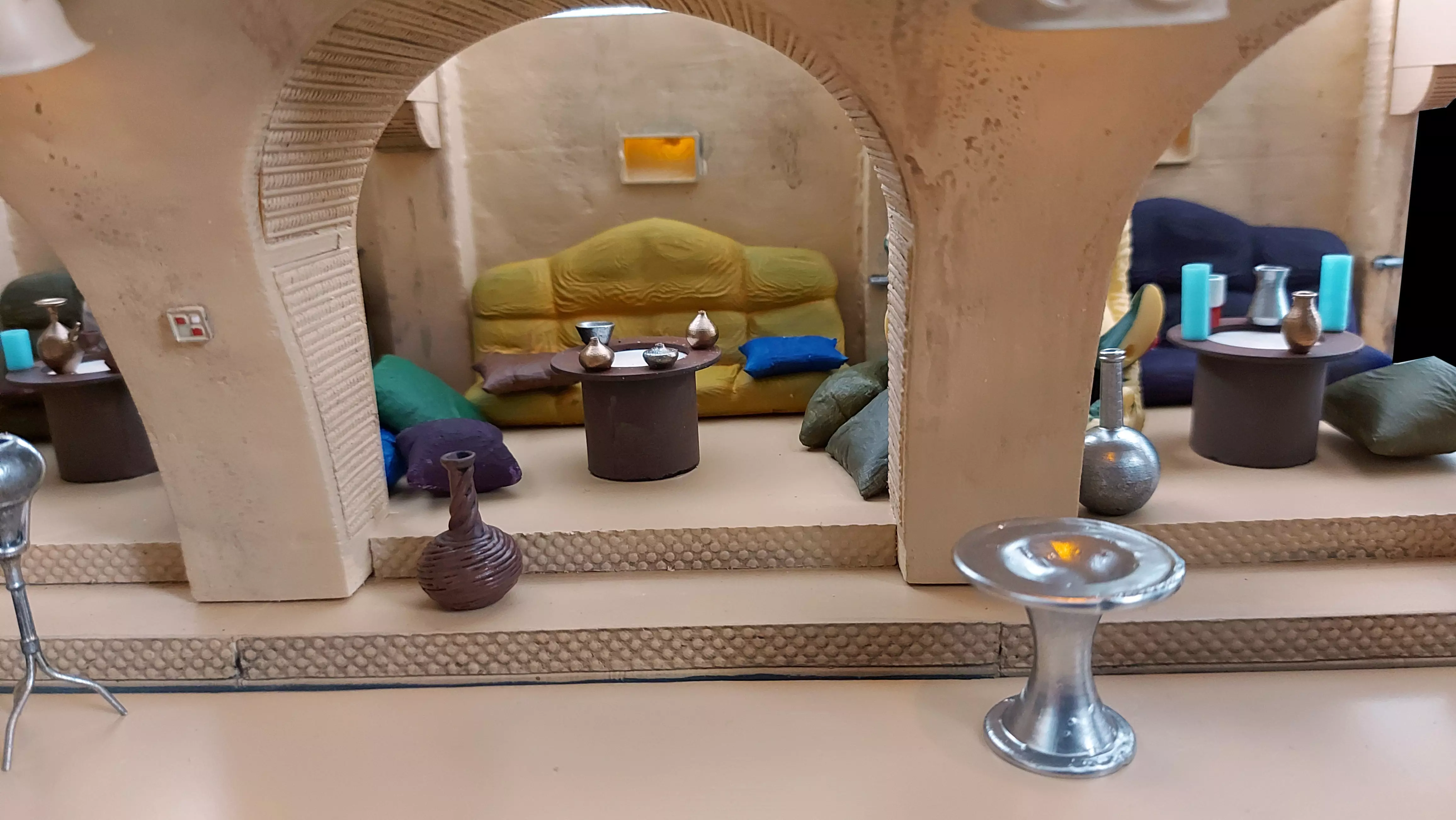 Jabbas Throne Room - Hangout area - Complete set 1-6 scale 3D Model Collection_25