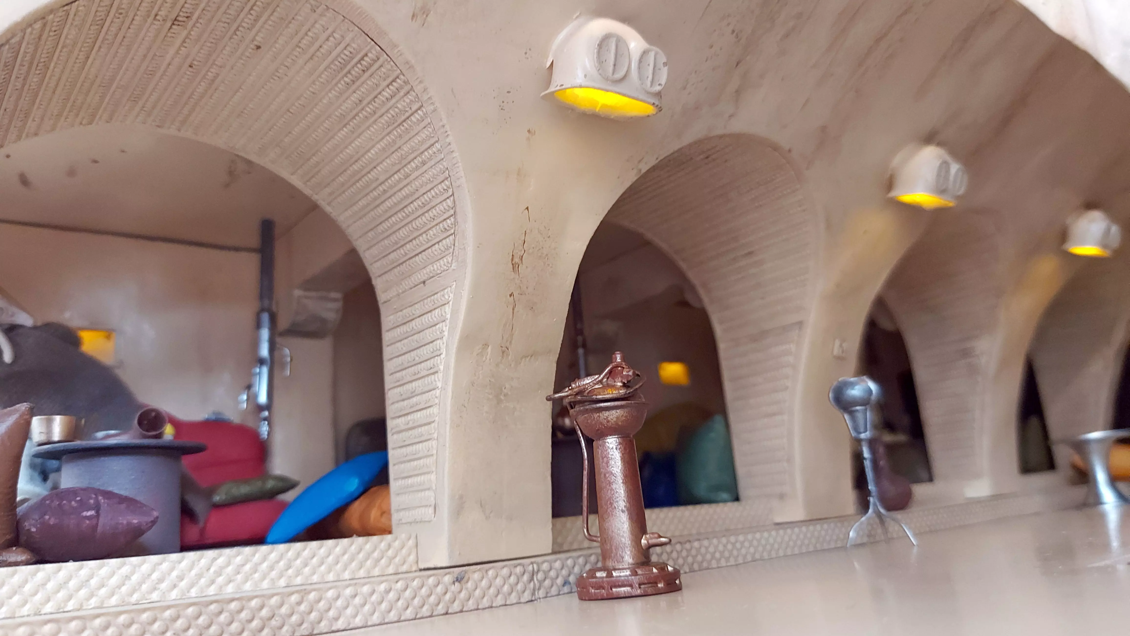 Jabbas Throne Room - Hangout area - Complete set 1-6 scale 3D Model Collection_23