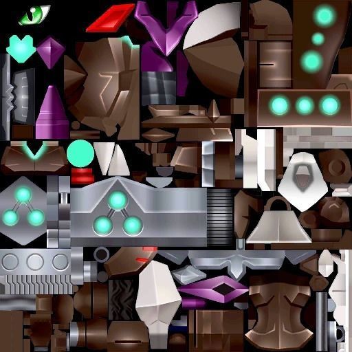 Leopardmon X statue of woman holding sword 3D print model_9