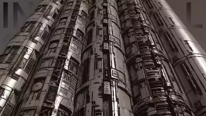 Industrial Guts Displacement Pack Texture
